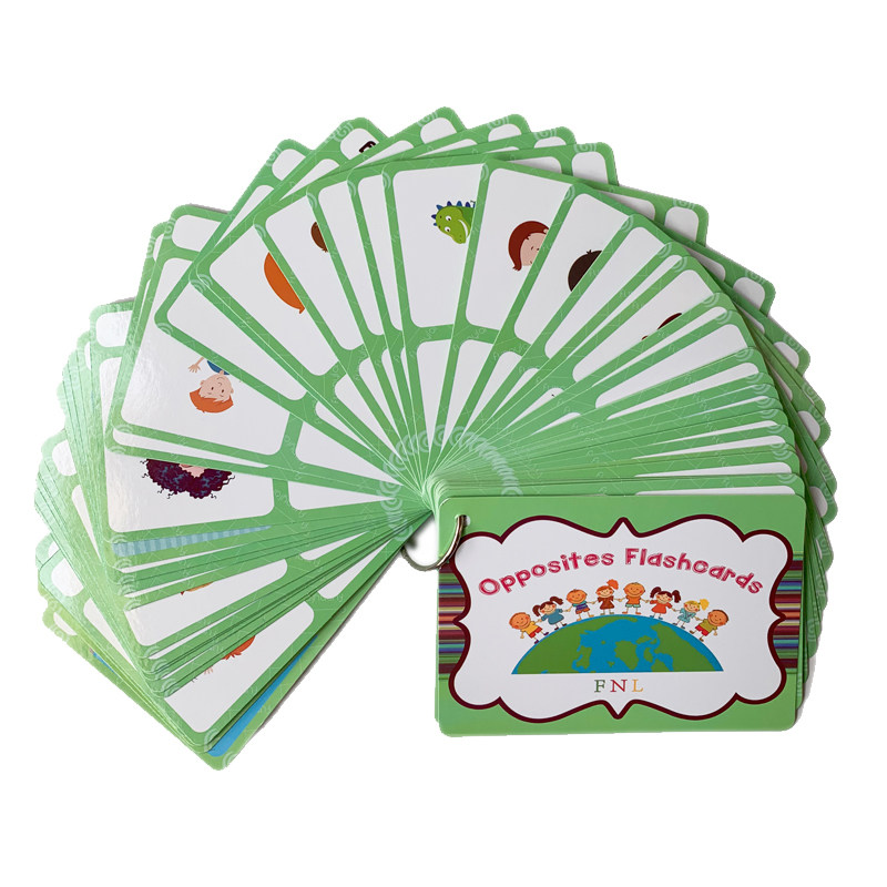 Board Game Education - 100가지 반대되는 단어 플래시 카드 영어