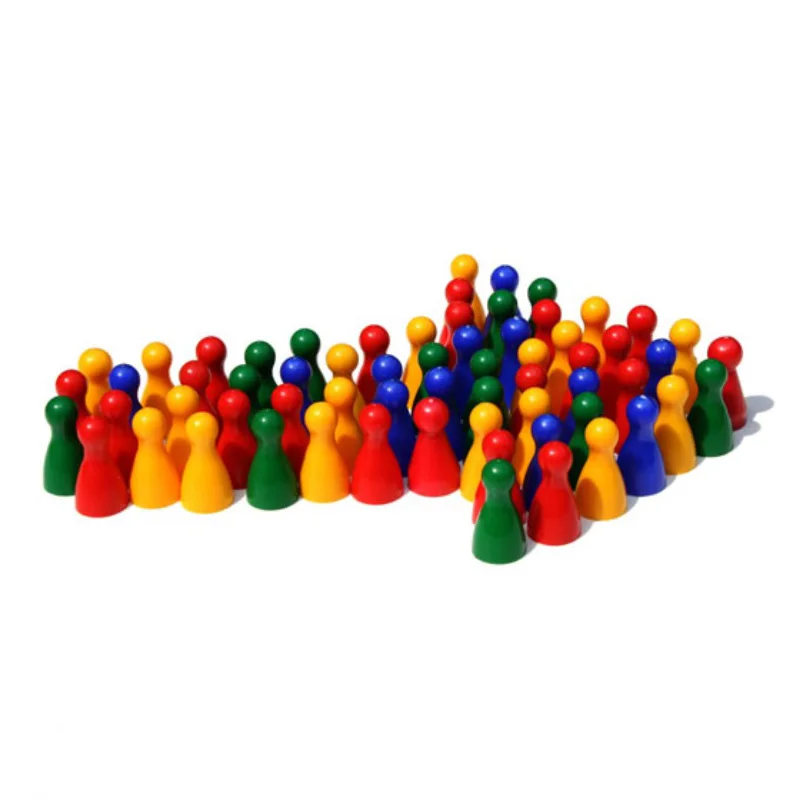 Chess Set Wooden - 다채로운 체스 조각 보드 게임, 나무