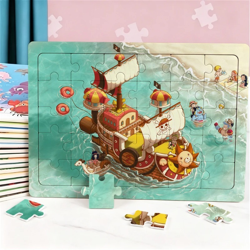 Board Game Diy - 30pcs 원피스 퍼즐 만화 애니메이션 피규어