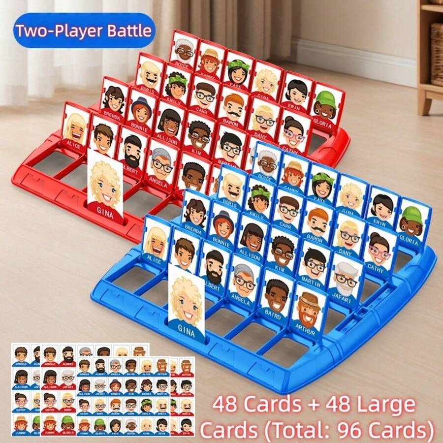 Board Game Who Is It - 내가 누구인지 맞춰보세요. 보드 게임 가족