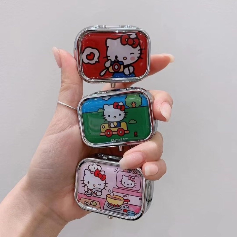 Token Tray Organizer - 애니메이션 헬로 키티 금속 보관 상자