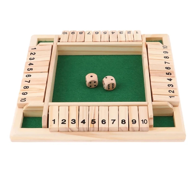 Board Game Dnd - 디럭스 4면 10 숫자 상자 보드