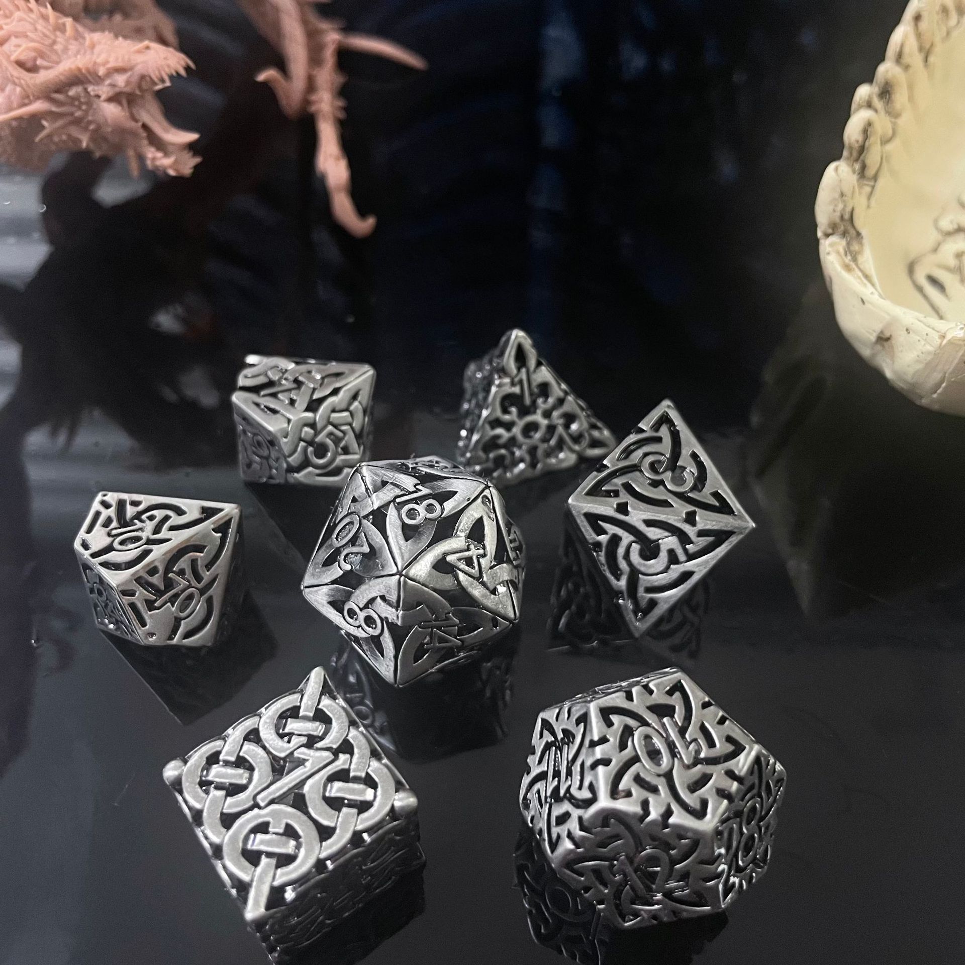 코스프레 D4-D20 DND 황동 골드 다면체 날카로운 - Board Game Dnd 리뷰 및 가격