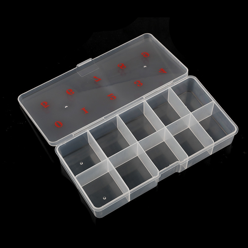 1 상자 빈 네일 팁 주최자 보관 상자 10 그리드 크 - Token Tray Organizer 리뷰 및 가격