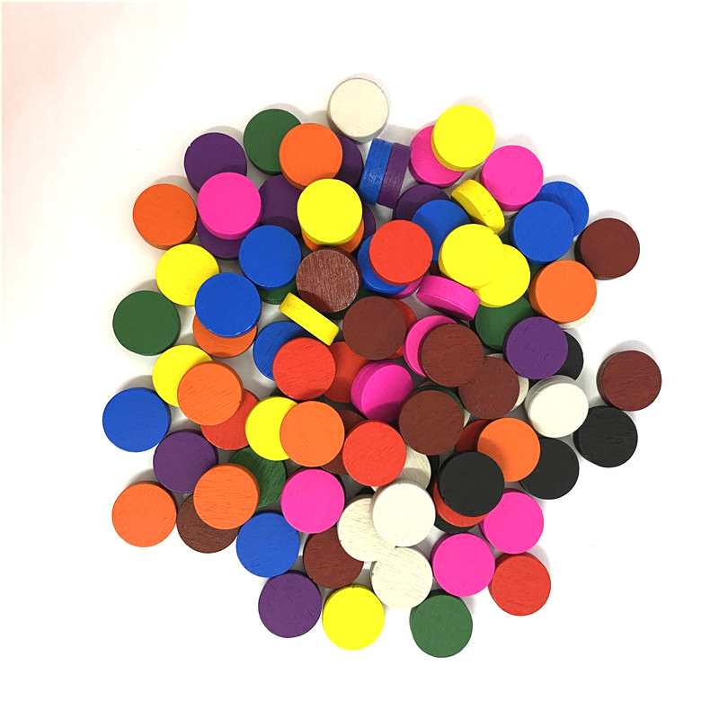 50 조각 15*5MM 11 색 나무 디스크 디스크 전 - Chess Set Wooden 리뷰 및 가격