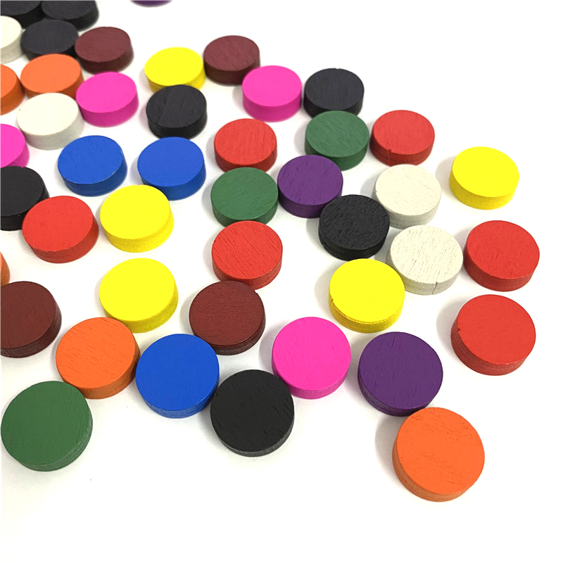 50 조각 15*5MM 11 색 나무 디스크 디스크 전 - Chess Set Wooden 리뷰 및 가격