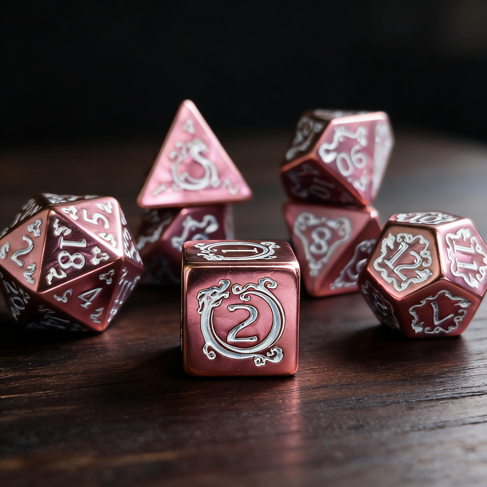 DND 주사위 7개 세트 드래곤 패턴 다면체 주사위 롤 - Board Game Dnd 리뷰 및 가격