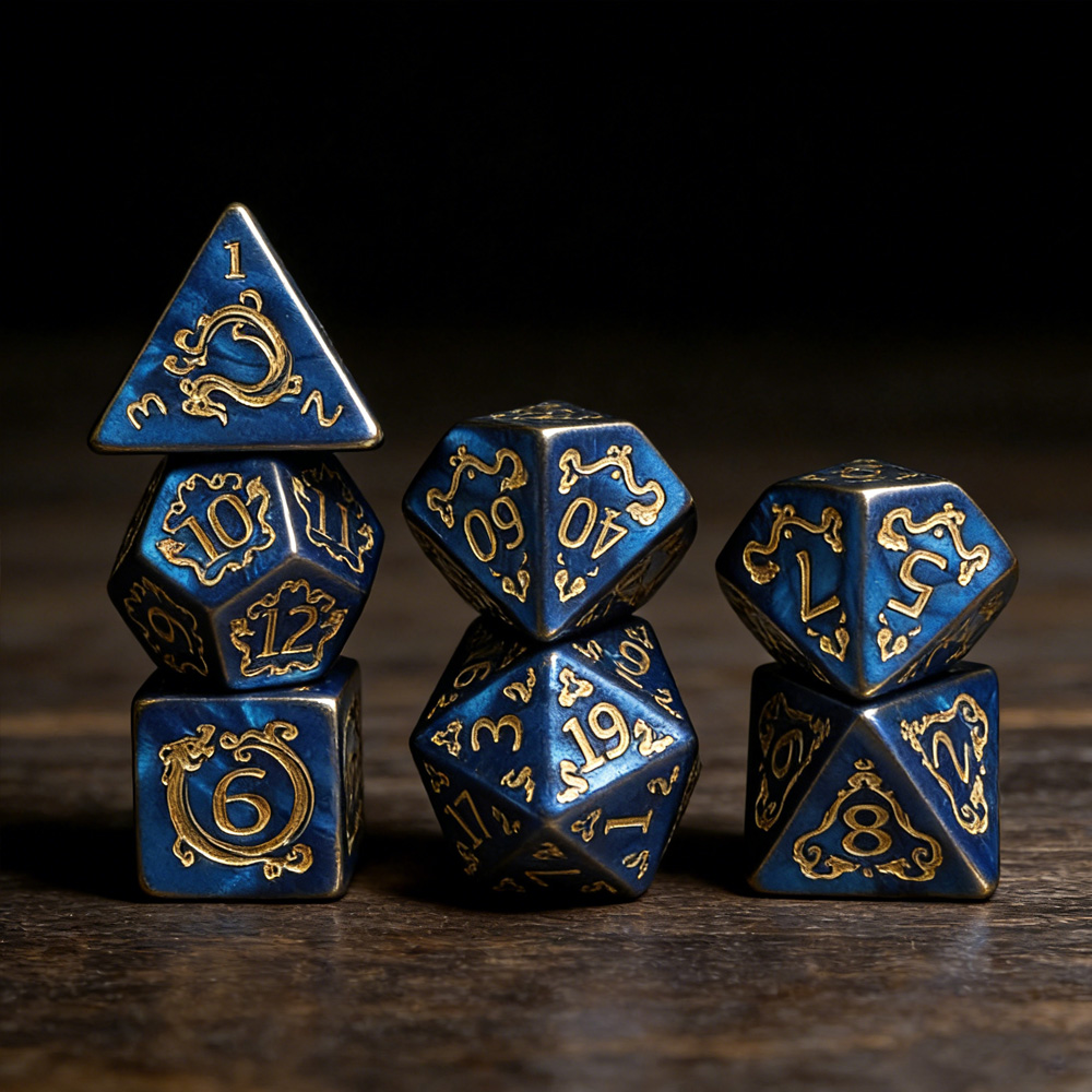 DND 주사위 7개 세트 드래곤 패턴 다면체 주사위 롤 - Board Game Dnd 리뷰 및 가격