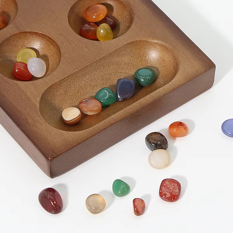 클래식 만칼라 고대 아프리카 체스 나무 게임 세트 (돌 - Chess Set Wooden 리뷰 및 가격