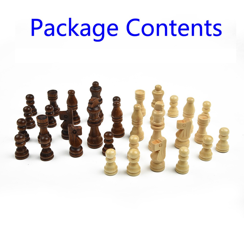 32개의 나무 체스 세트, 수공예 외관과 균형 잡힌 무 - Chess Set Wooden 리뷰 및 가격