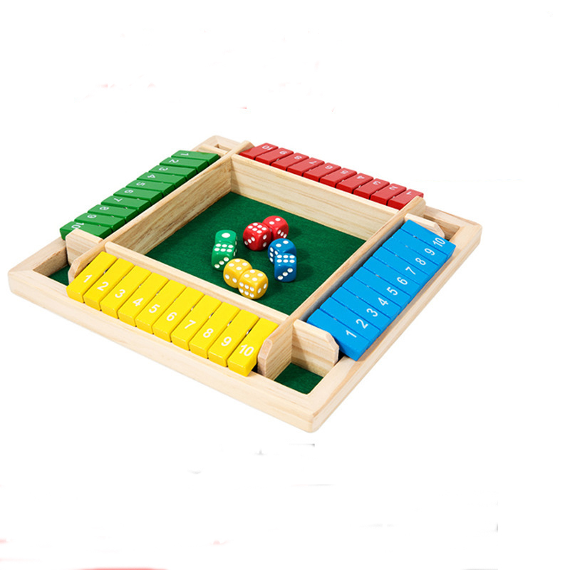 산수 주사위 보드 게임 4면 플립 카드 게임 박스 주사 - Board Game For 3 Players 리뷰 및 가격