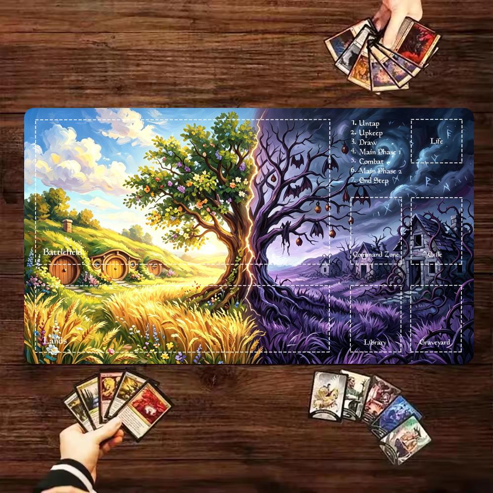 스포키 트리 라이트닝 매직 카드 배틀 매트 MTG 존  - Board Game Zone 리뷰 및 가격