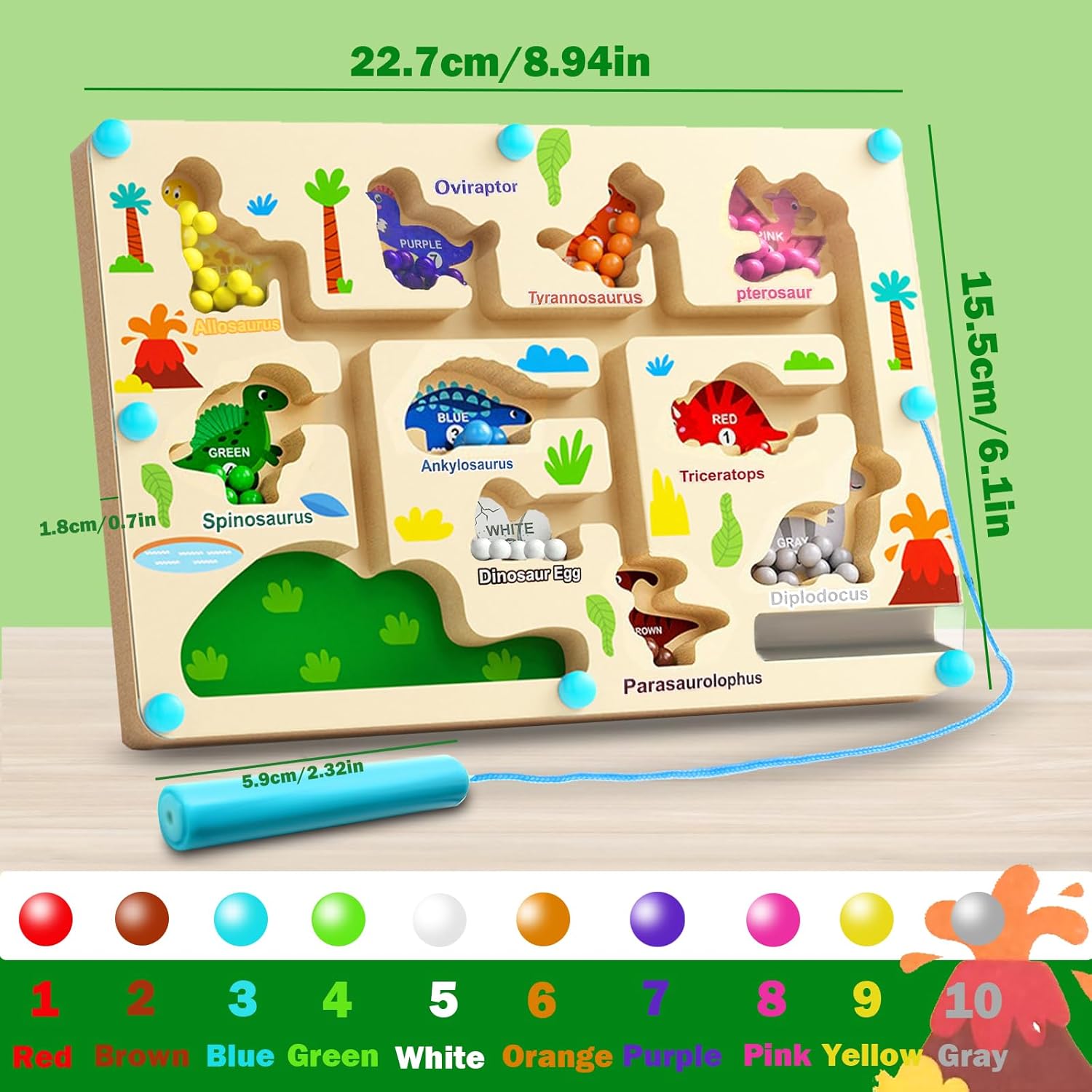 자기 색상 및 번호 미로 몬테소리 교육 장난감 보드 펜 - Board Game Qwirkle 리뷰 및 가격