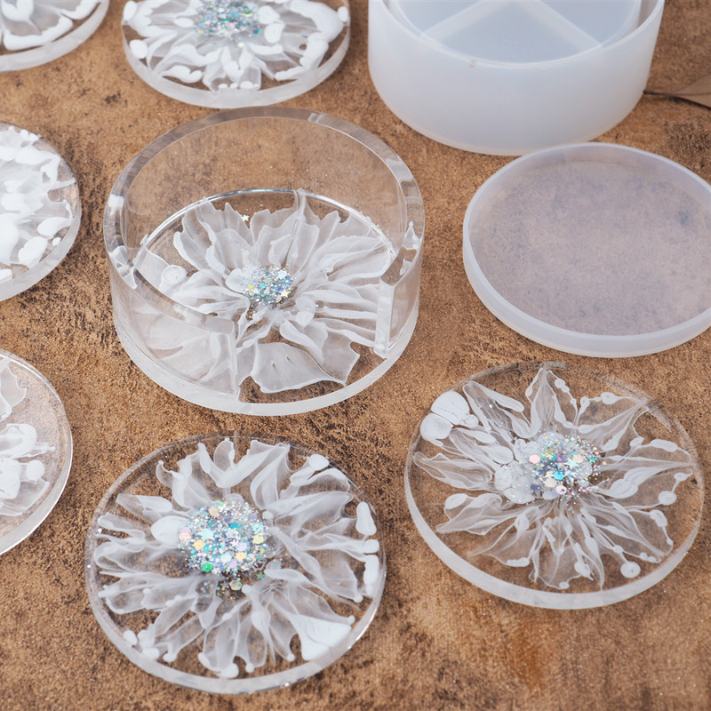 SNASAN 코스터 컵 매트 실리콘 몰드 수지 보관 상 - Token Tray Organizer 리뷰 및 가격