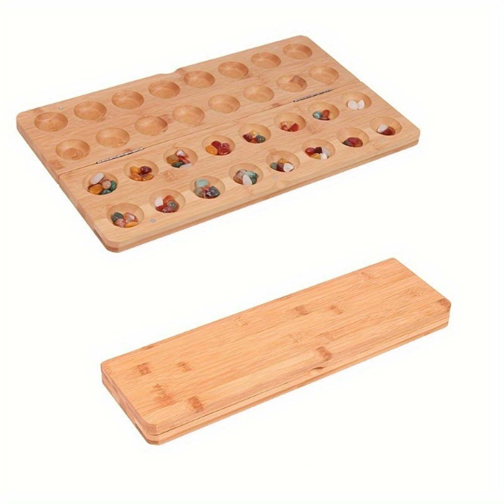휴대용 접이식 나무 만칼라 보드 게임 세트, 다채로운  - Chess Set Wooden 리뷰 및 가격