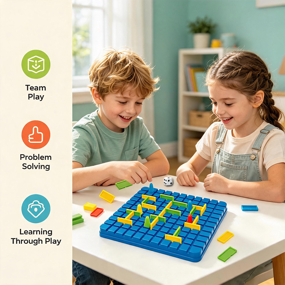 탈출 미로 장벽 차단 전략 보드 게임, 어린이를 위한  - Board Game Qwirkle 리뷰 및 가격