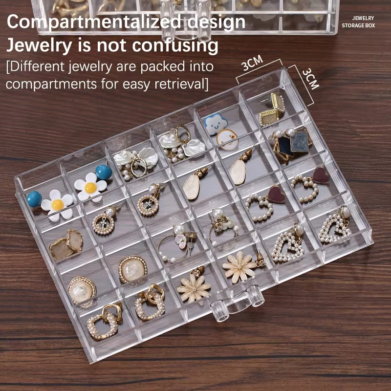 투명 쥬얼리 보관함, 서랍 네일 다이아몬드 정리함 네일 - Token Tray Organizer 리뷰 및 가격