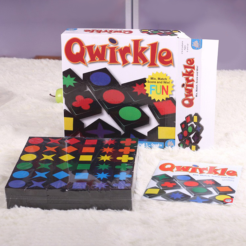 인터랙티브 보드 게임 큐릭클 나무 체스 세트 가족 재미 - Board Game Qwirkle 리뷰 및 가격