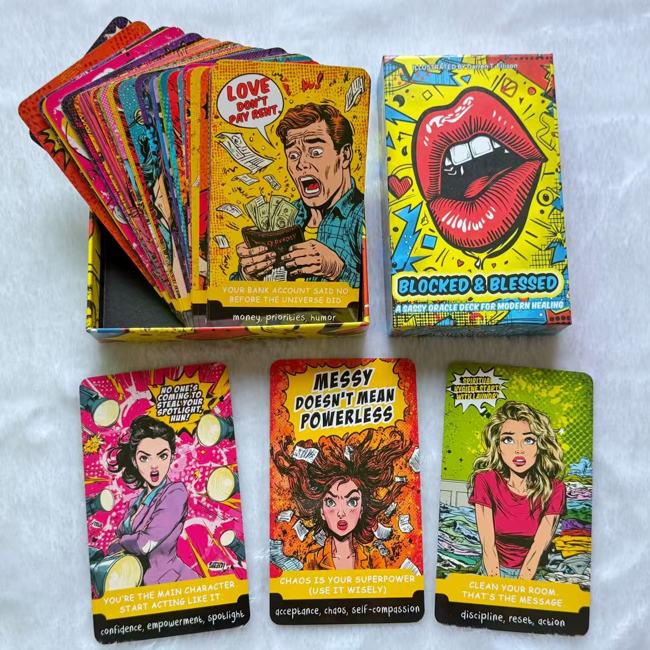오리지널 오라클 타로 카드, 블록드 앤 블레스드, 모던 - Board Game For Couple 리뷰 및 가격