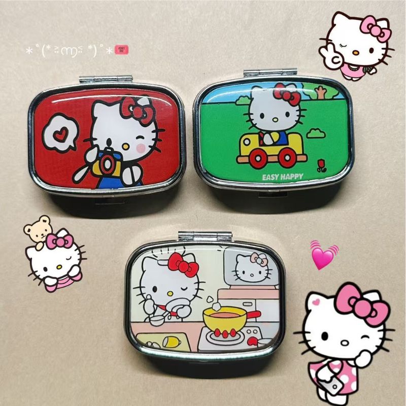 애니메이션 산리오 헬로 키티 금속 보관 상자 알약 정리 - Token Tray Organizer 리뷰 및 가격