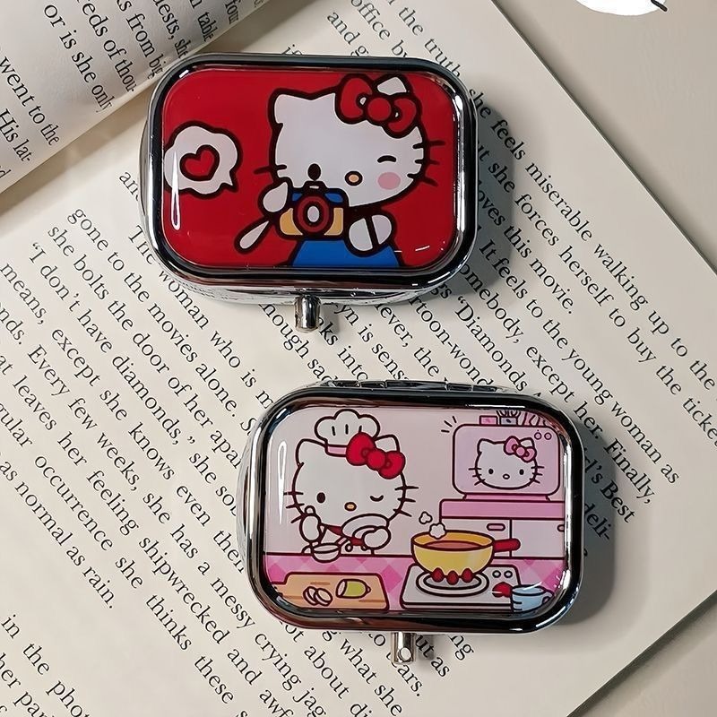애니메이션 산리오 헬로 키티 금속 보관 상자 알약 정리 - Token Tray Organizer 리뷰 및 가격