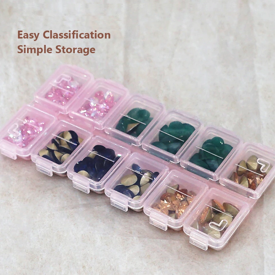 12칸 플라스틱 라인스톤 정리함, 네일아트 도구 보석  - Token Tray Organizer 리뷰 및 가격