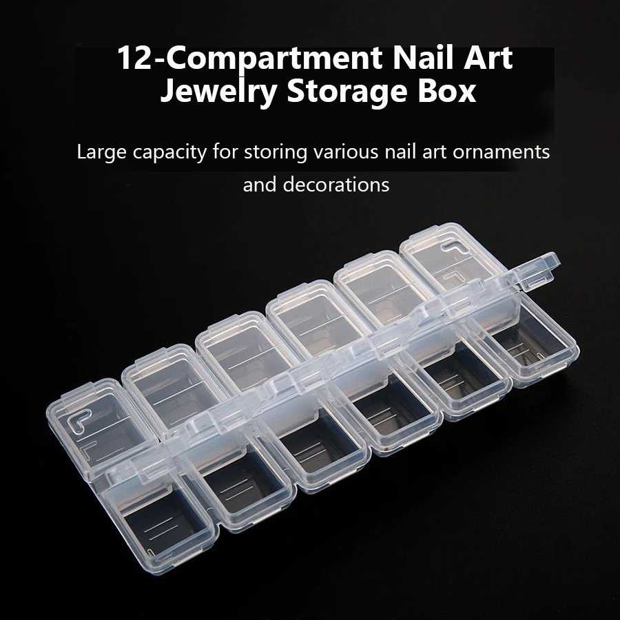 12칸 플라스틱 라인스톤 정리함, 네일아트 도구 보석  - Token Tray Organizer 리뷰 및 가격