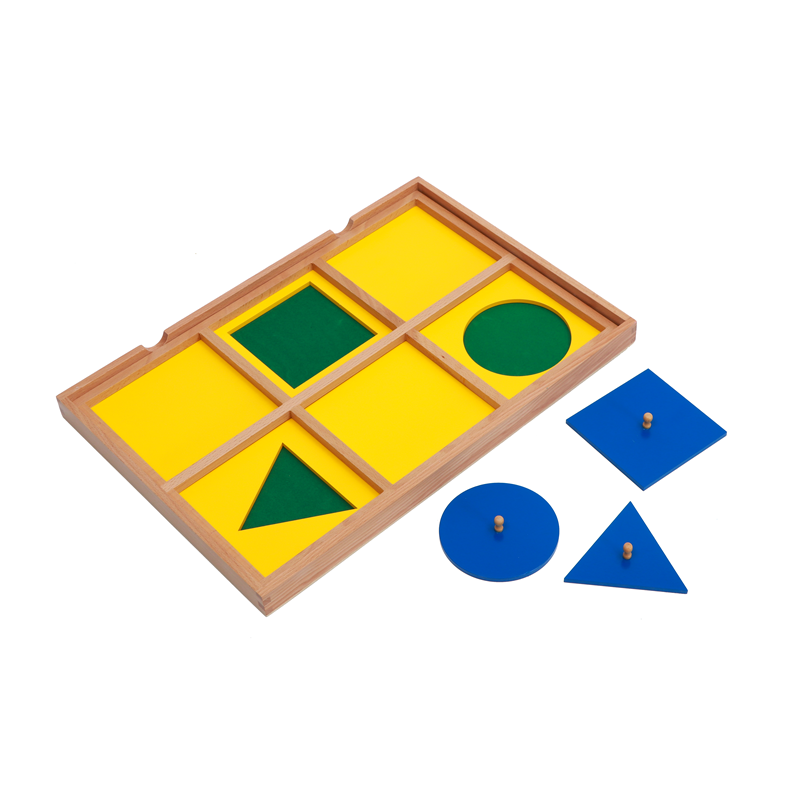 몬테소리 감각 장난감 기하학적 데모 트레이(제어 카드  - Board Game Education 리뷰 및 가격