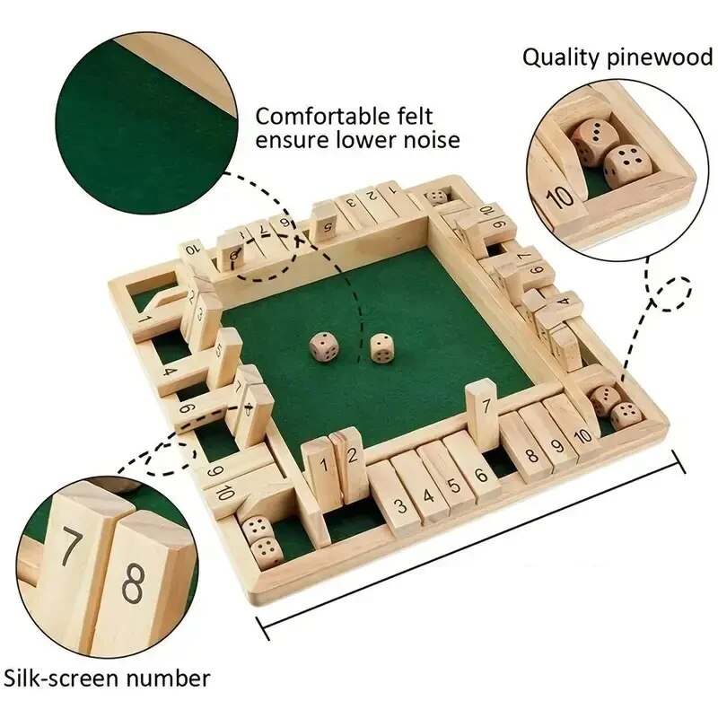 디럭스 4면 10 숫자 상자 보드 게임 세트 주사위 파 - Board Game Dnd 리뷰 및 가격