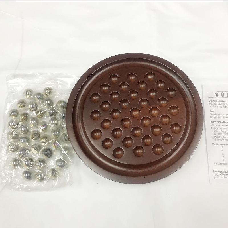 나무 솔리테어 체스 세트 - 두뇌 훈련을 위한 독립적인 - Chess Set Wooden 리뷰 및 가격